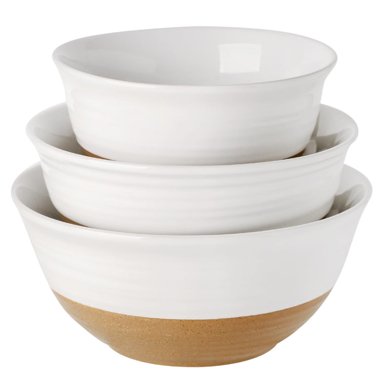 Mixing Bowls Large Ceramic Salad Bowls 2.1 (3 Count)