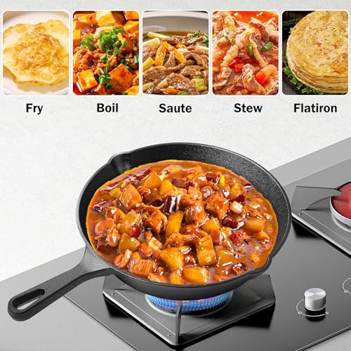 Cast Iron Skillet Pan Set of 3