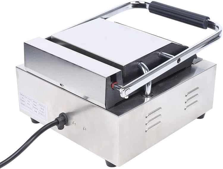 1800W Electric Press Sandwich Maker and Griddle Grill, Open Flat Mini Sear and Press Grill Indoor with Non-Stick Coated Plate for Quesadillas, Burgers, Breakfast