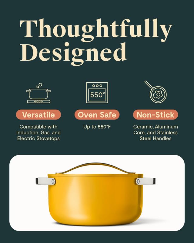 Non Stick Ceramic Dutch Oven Pot with Lid
