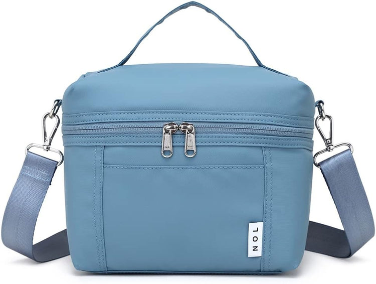 NOL Natural Organic Lifestyle Insulated Lunch Bags for Women Cooler Bag Lightweight Nylon Waterproof Lunch Box For Work