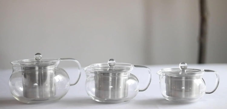Teabloom Kyoto 2-in-1 Tea Kettle/Tea Maker – Heatproof Glass Teapot with Removable Loose Tea Filter – Tea Connoisseur's Choice