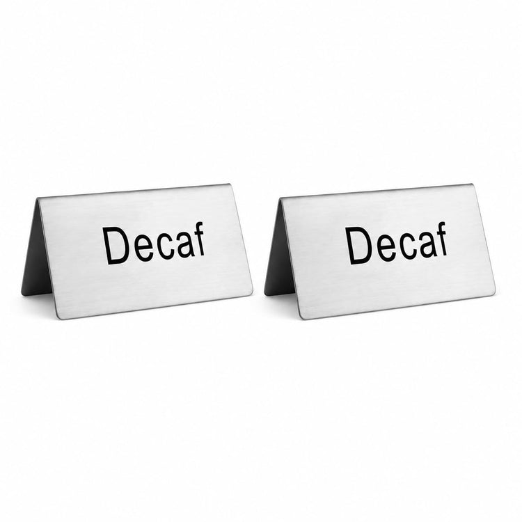 Stainless Steel Table Tent Sign (2 Count)