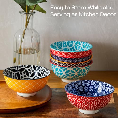 10 oz Small Bowls Set of 6 (Multicolor / 10 OZ)