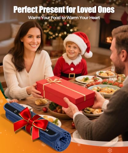 Warming Mat for Food (Dark Blue / 36x15 Inch)