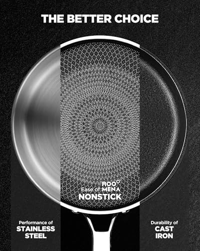 Pots and Pans Set Hybrid Stainless Steel (10 Count)