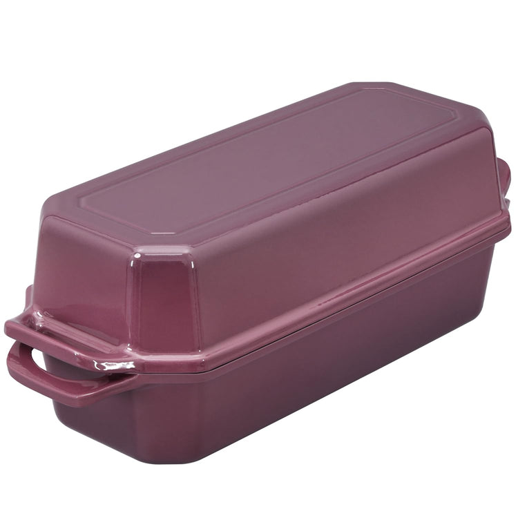 Bread Pan Cast Iron Loaf Pan with Lid Bread Loaf Pan 13x5 Inch Enameled Cast Iron Sourdough Bread Pan