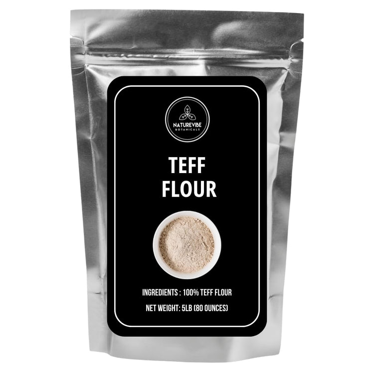 Brown Teff Flour 5 lb (80 Ounce)
