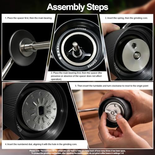 Manual Coffee Grinder (Style B-Black)
