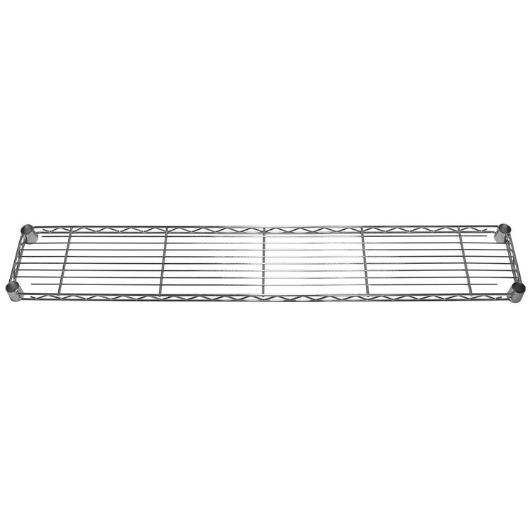Shelving Inc. 8" d x 48" w Chrome Wire Shelving with 3 Tier Shelves (3 Count)