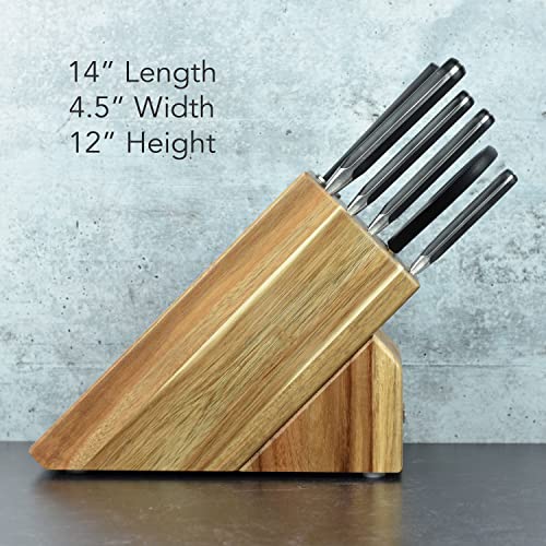 Wusthof Classic 7 Piece Knife Set with Acacia Block (7 Count)