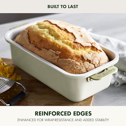 Bakeware Set 7 Piece Nonstick Ceramic Gold Handle Baking Sheets (7 Count)
