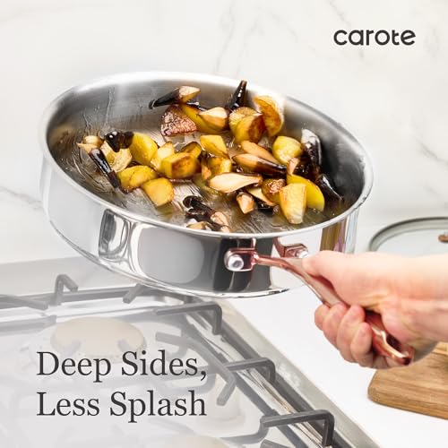 21pcs Tri Ply Stainless Steel Cookware Set