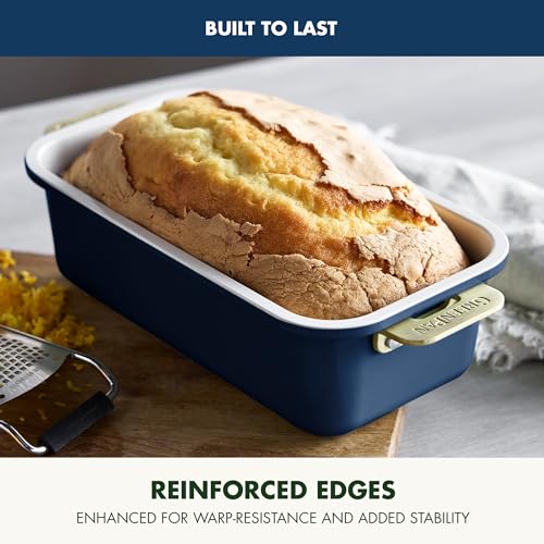 Bakeware Set 7 Piece Nonstick Ceramic Gold Handle Baking Sheets (7 Count)