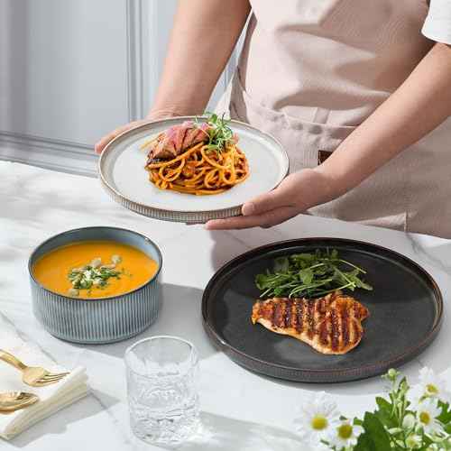 12 Piece Plates and Bowls Sets