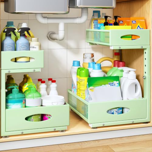 Under Sink Organizer (Green / 1-Pack)