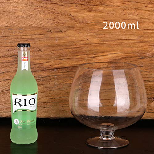 2000ml To 12000ml Super Big Crystal Glass Brandy Glasses Drink Snifters Bar Wine Surprised Drinkware