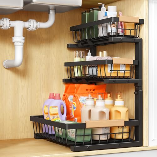 Under Sink Organizer (1-Pack / Black)