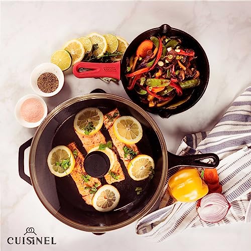 Cast Iron Skillet Set (8"+12")