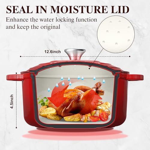 Enameled Cast Iron Dutch Oven