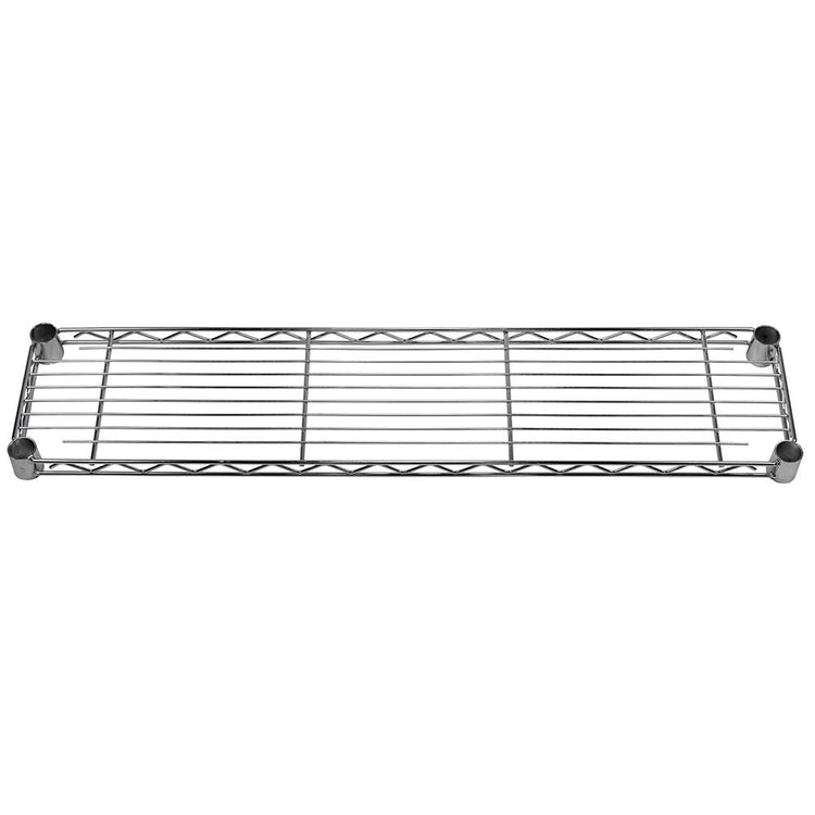 Shelving Inc. 8" d x 36" w Chrome Wire Shelving with 3 Tier Shelves