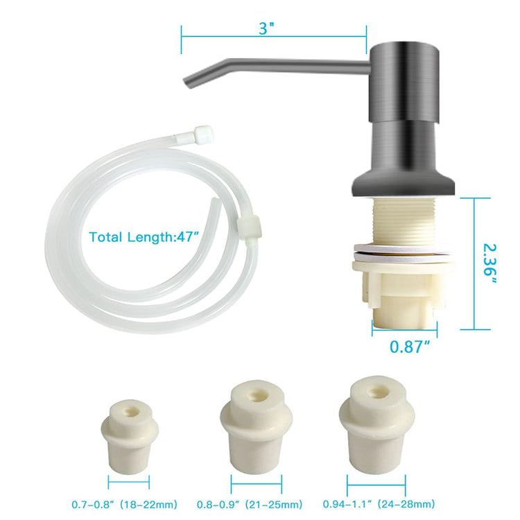 Dish Soap Dispenser for Kitchen Sink