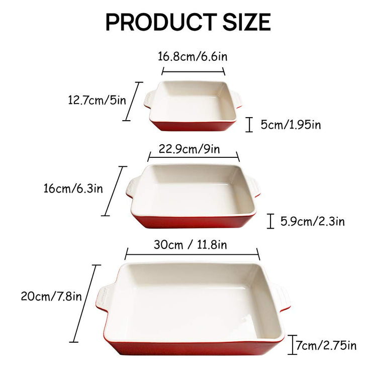 Sweejar Ceramic Bakeware Set
