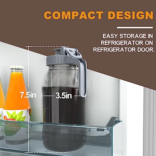 Cold Brew Coffee Maker (32 Ounces / Gray)