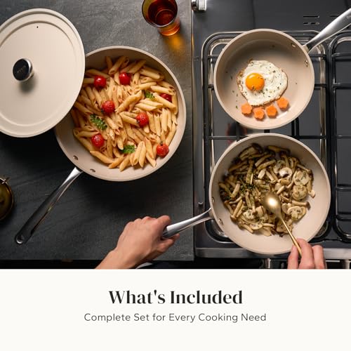 Ceramic Frying Pans (4 Count)