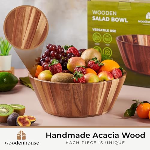 Wooden Salad Bowl (Round / 1 Piece)