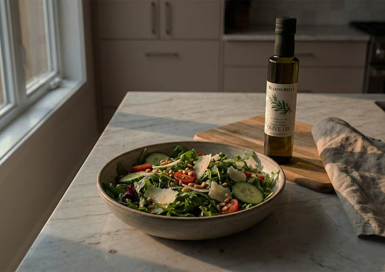 Rosemary Infused Extra Virgin Olive Oil from California (8.45 Fl Oz)