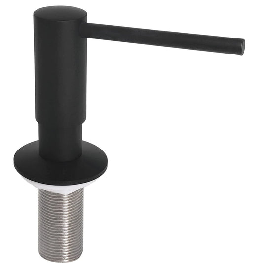 Matte Black Built in Dish Soap Dispenser for Kitchen Sink