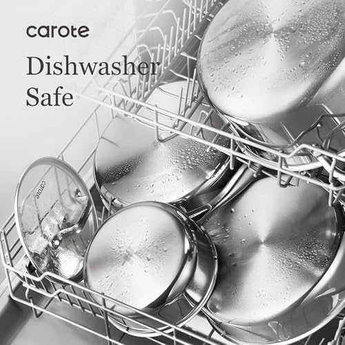 21pcs Tri Ply Stainless Steel Cookware Set