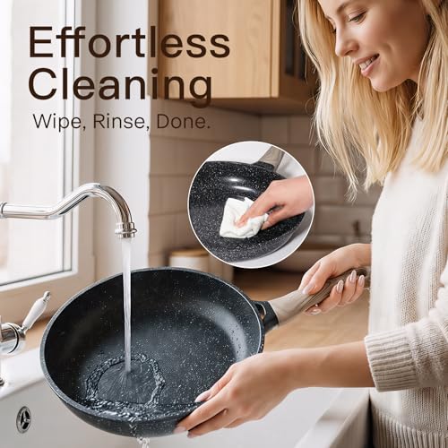 22 Piece Ceramic Cookware Set with Utensils