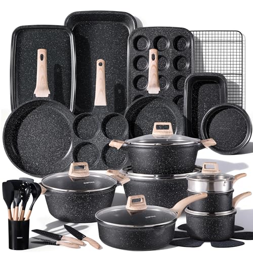 44pcs Nonstick Cookware Sets
