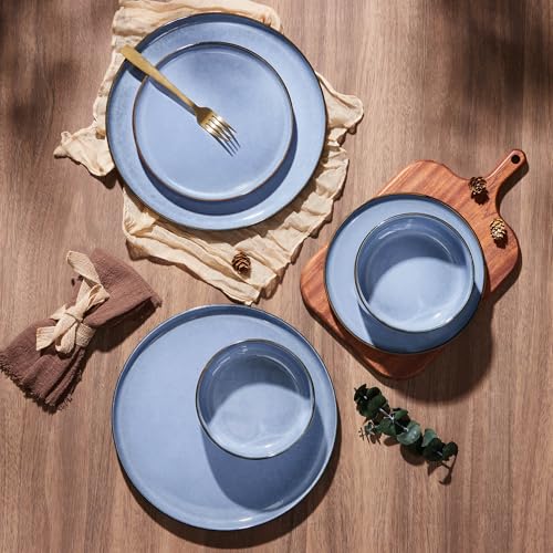 12 Piece Reactive Glaze Dinnerware Sets