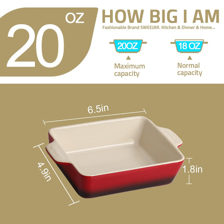 Sweejar Ceramic Baking Dish