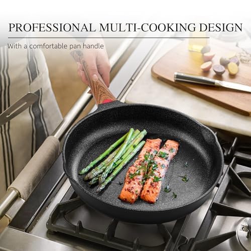 9.5 Inch Nonstick Frying Pan with Lid