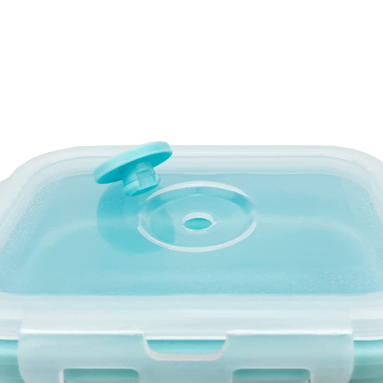 3piece Collapsible Food Storage Containers with Lids (3 Count)