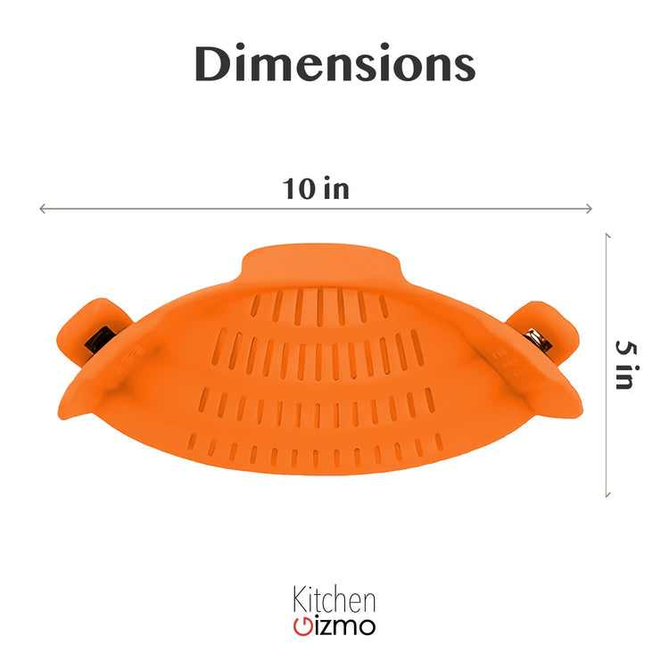 Snap N Strain Clip On Strainer for Pots and Pans