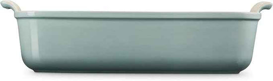 Le Creuset Stoneware Heritage Deep Rectangular Lasagna Dish, 6.75 qt., Sea Salt