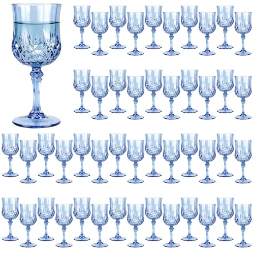 48Pack Plastic Wine Glasses (48 Count)