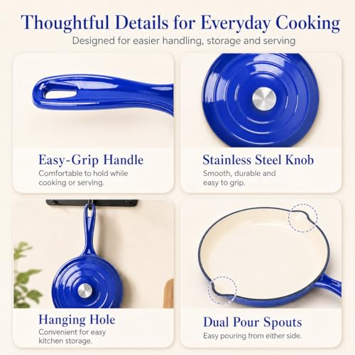 Enameled Cast Iron Cookware Set