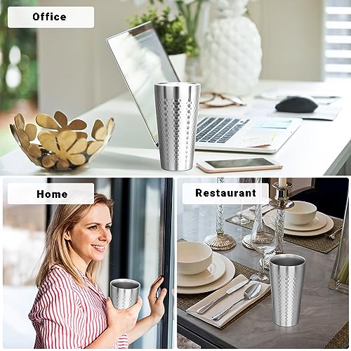 Metal Cup 19 oz Insulated Tumbler (diamond-patterned / 19oz,8pcs)