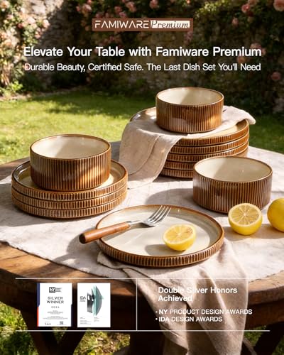 Stoneware Dinnerware Sets (24 Count)