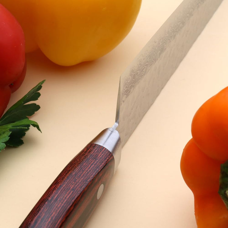 VG10 16 Layer Hammered Damascus Gyuto Japanese Chefs Knife