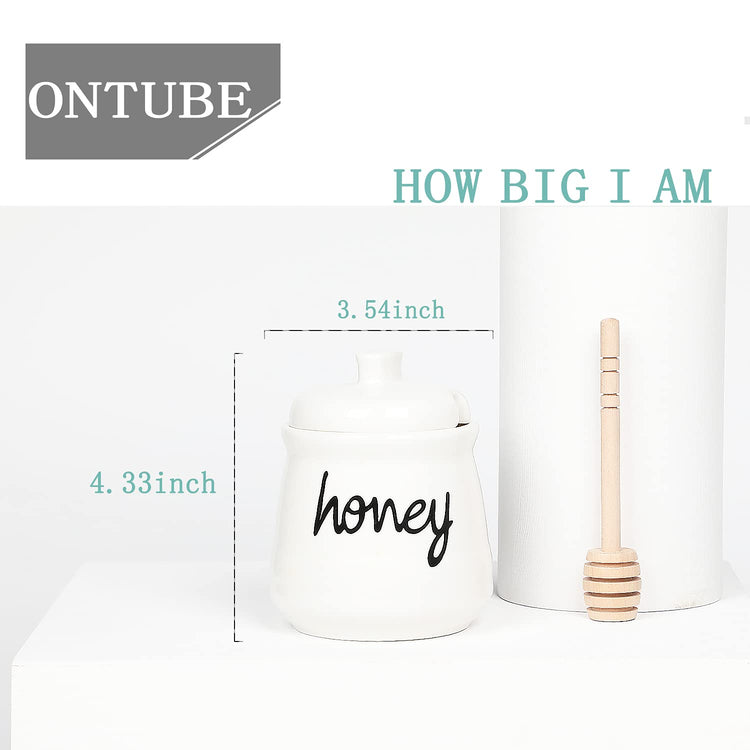 12 oz Honey Jar with Dipper and Lid (12 Ounce)