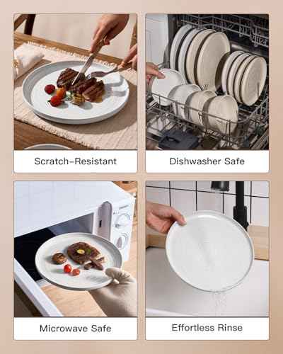 Stoneware Dinnerware Sets for 8 (24 Count)