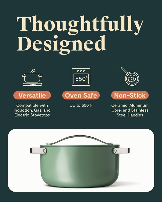 Non Stick Ceramic Dutch Oven Pot with Lid