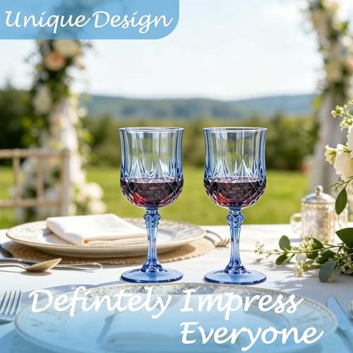 48Pack Plastic Wine Glasses (48 Count)